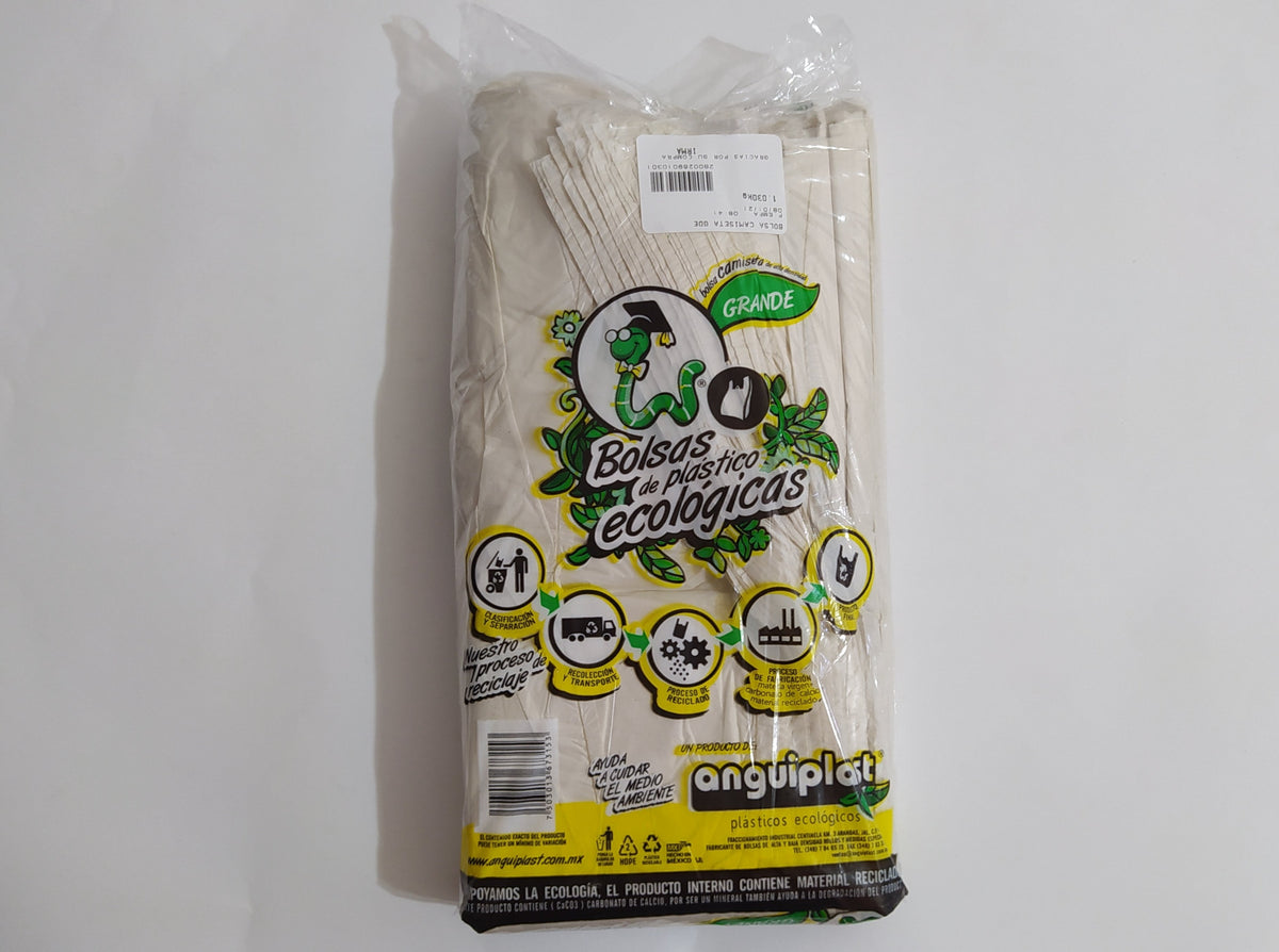 BOLSA CAMISETA GRANDE C3 30X60 BIO *DI KG – El Mundo de los Dulces