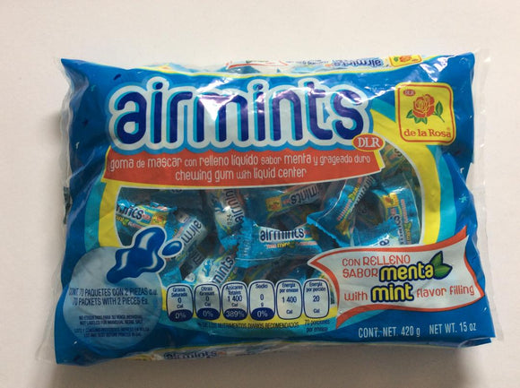 CHICLE AIRMINTS MENTA DLR 70 PIEZAS