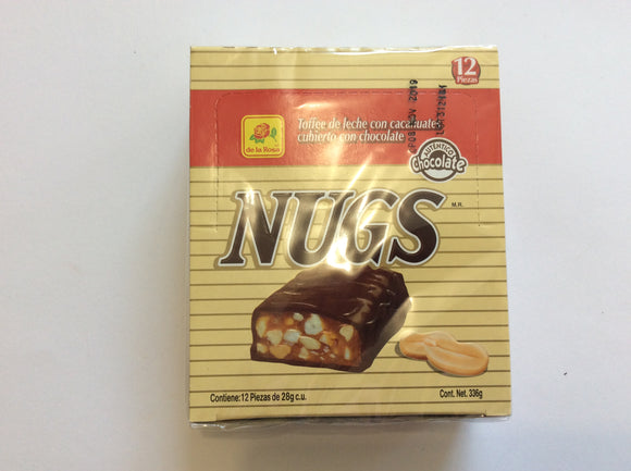 CHOCOLATE NUGS DLR 12 PIEZAS