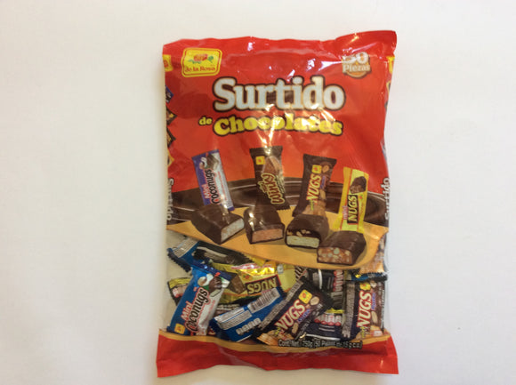 CHOCOLATE SURTIDO MINI DLR 50 PIEZAS