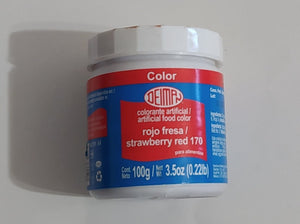 COLOR ROJO FRESA *DEI 100gr