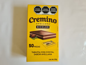 CREMINO BICOLOR DISPLAY NUTRESA 50 PZ