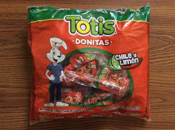 DONITA C/CHILE TOTIS SOBRE 10 GR/25 PZ