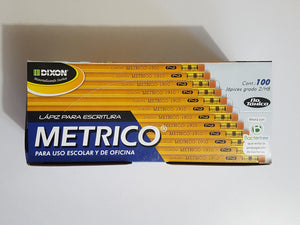 LAPICES DIXON METR CAJA *KI 100 PZ