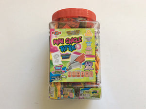 MINI CHICLE TATTOO VITROLERO DELICIAS 150 PIEZAS