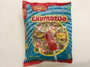 PALE CHUPADEDO ROJO 20 GR VERO 30 PZ