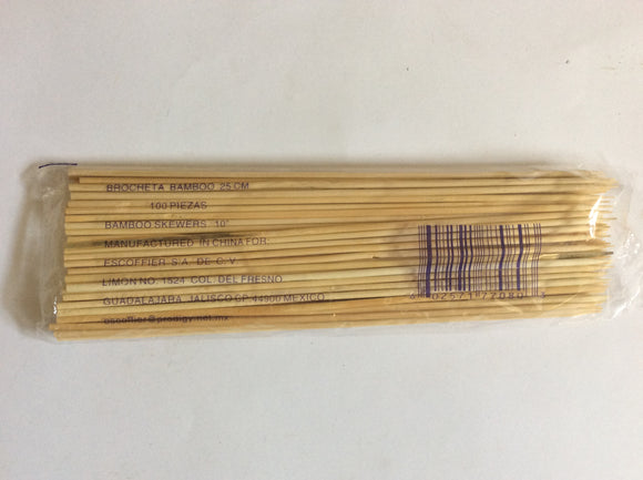 PALILLO P/BROCH NIAG 25 CM/100 PZ