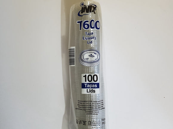 TAPA VASO CRISTAL 7 OZ INIX T600/L78/L77 100 PIEZAS