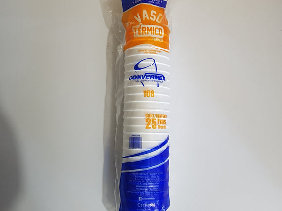 VASO TERM 108 CONV 25 PZ (T408)